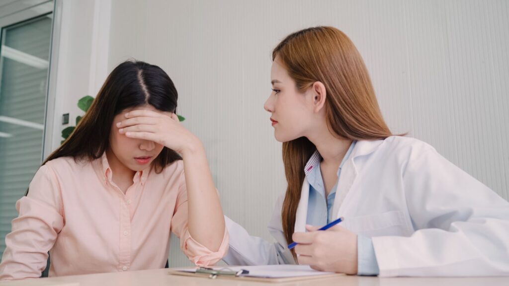 Talk to you doctor when you have mental illness