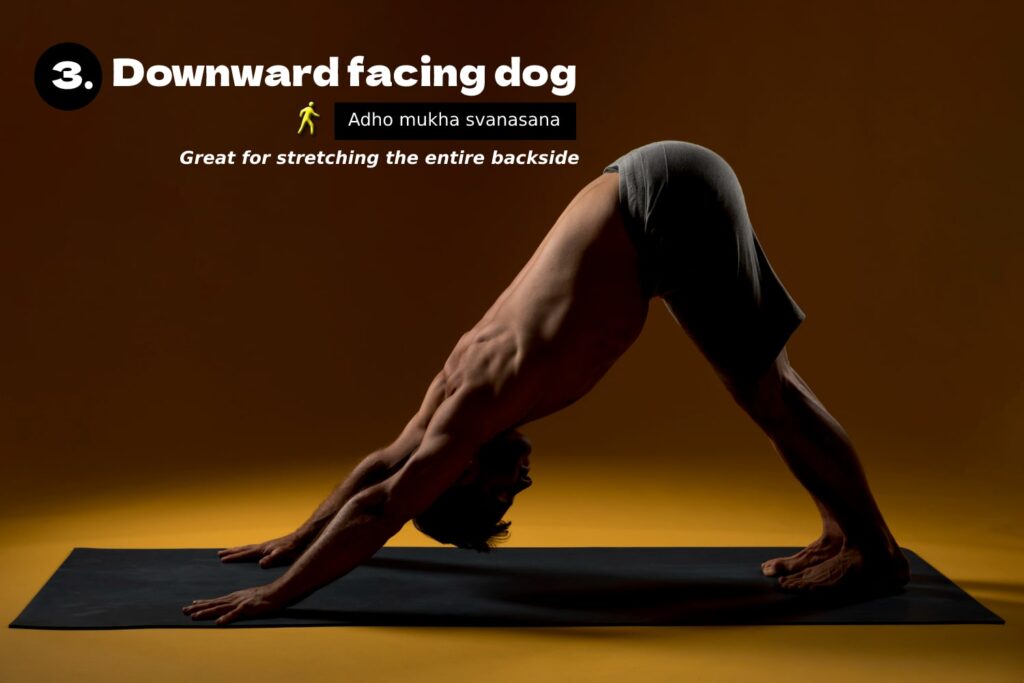 great for stretching the entire backside
