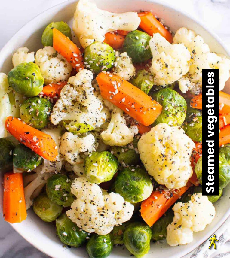 steamed vegetables - for ovarian cyst